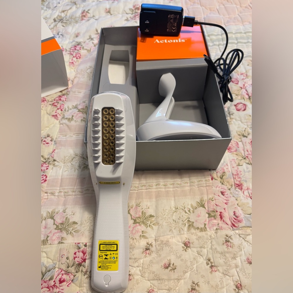 Actonis 18 Dual Action Hair Tool - White/Rose Gold Accents by Hairmax - Picture 6 of 6